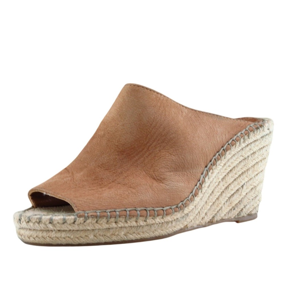 BCBGeneration Sz 7.5 M Brown Slide Leather Women Sandals